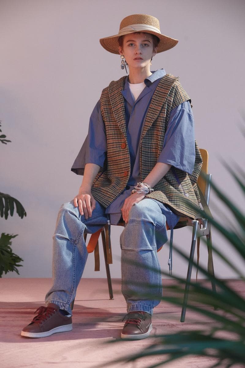 UMAMIISM Spring/Summer 2020 Lookbook Collection Jackets Short Sleeves Pants Pockets Vests "City Romance" Mesh Basketball Vest 