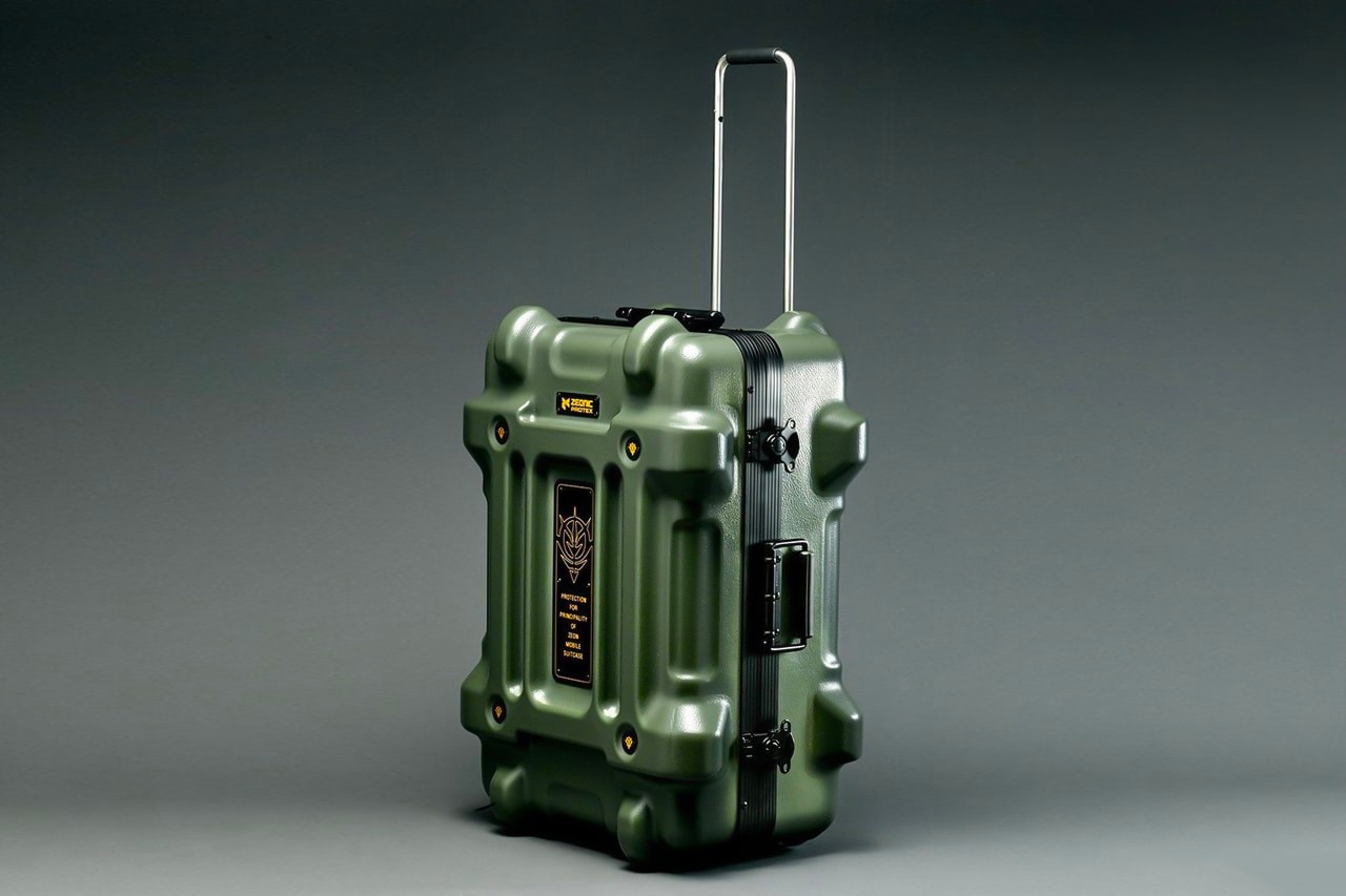 STRICT-G x PROTEX Mobile Suit Gundam Suitcases zaku Bandai Japan Char Aznable travel luggage 