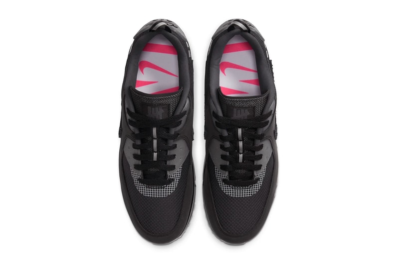 undefeated nike air max 90 Black CQ2289-002 release info Color: Black/Black-Anthracite-Rush Pink AM90 bubble unit drop date price