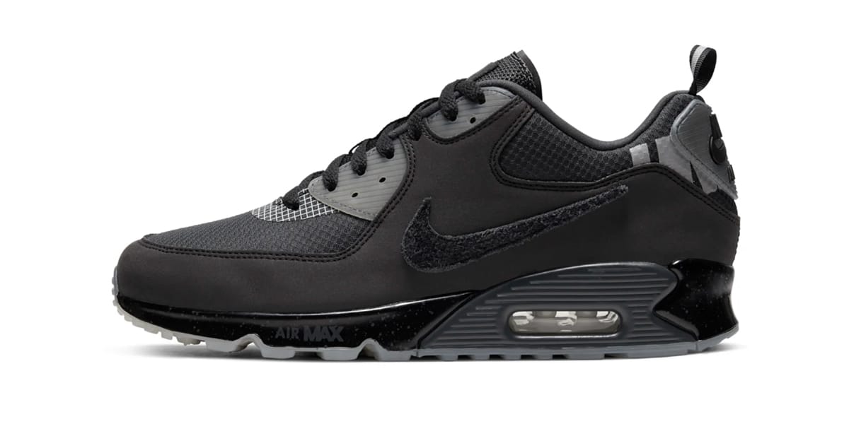 UNDEFEATED x Nike Air Max 90 Black/Black | HYPEBEAST DROPS