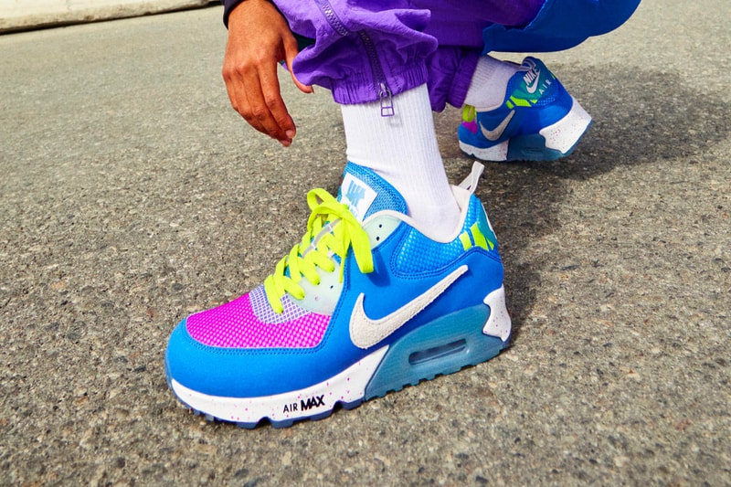 UNDEFEATED Nike Air Max 90 Collaboration Release Info Black Blue Buy Price Hoodie