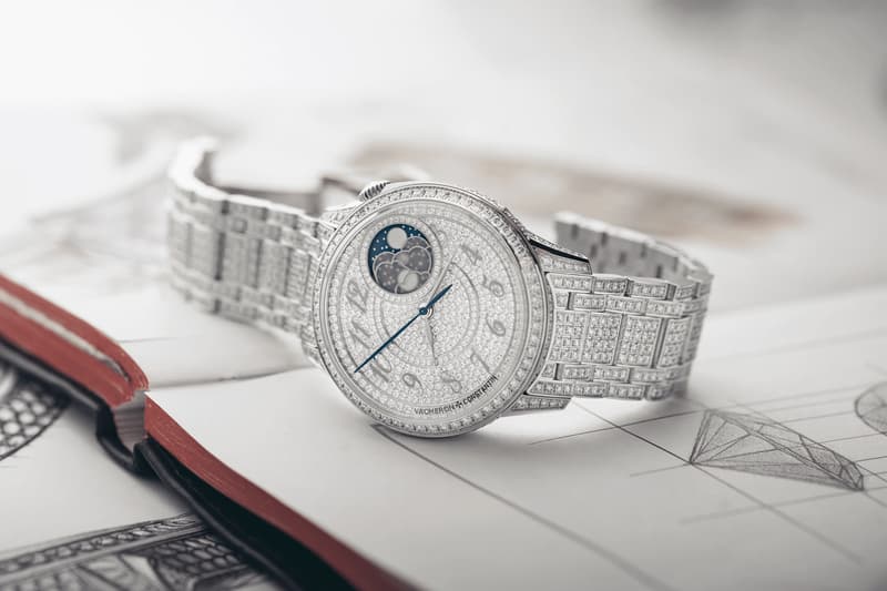 Vacheron Constantin Diamond Égérie Moon Phase Jewelery diamonds swiss watches complications watches horology pave moonphase