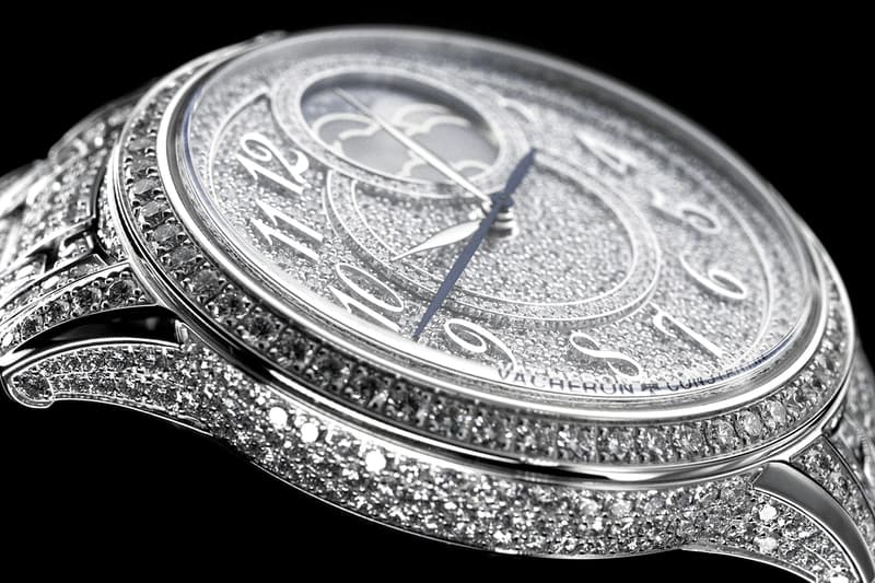 Vacheron Constantin Diamond Égérie Moon Phase Jewelery diamonds swiss watches complications watches horology pave moonphase