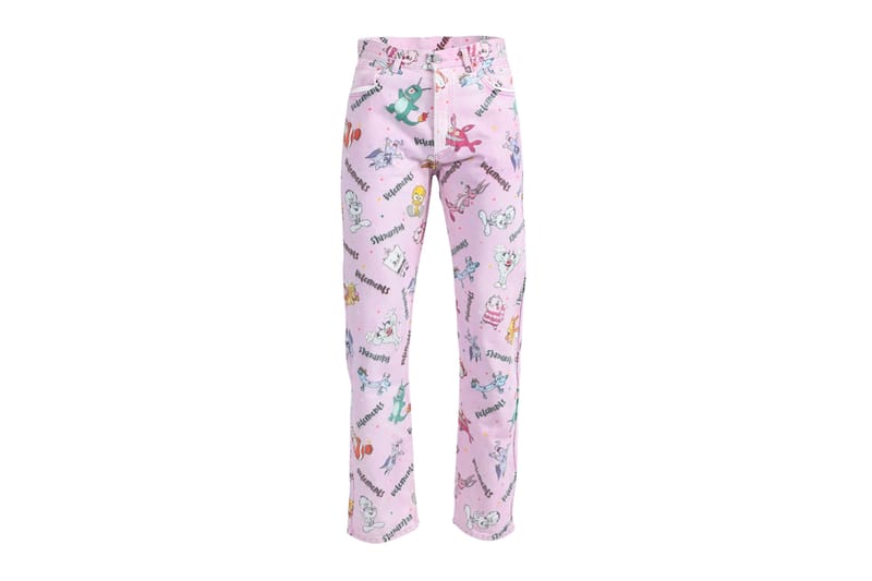 Vetements Pink Comic Jeans Are Inspired by Kids Pajamas