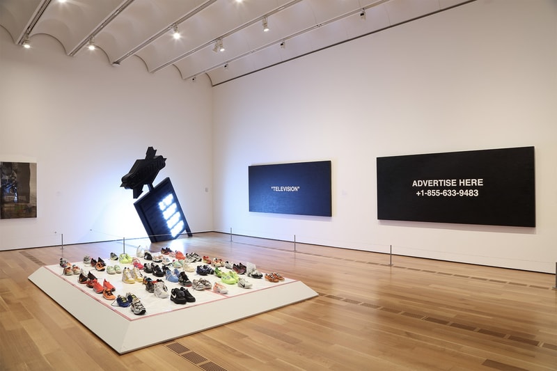 Inside The Virgil Abloh: Figures of Speech Exhibit At The