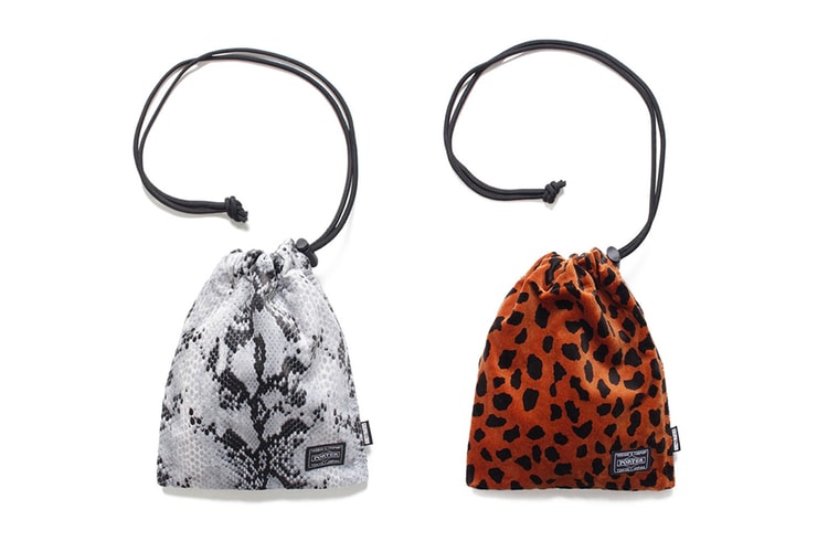 WACKO MARIA & PORTER Offer Collaborative Drawstring Shoulder Pouches