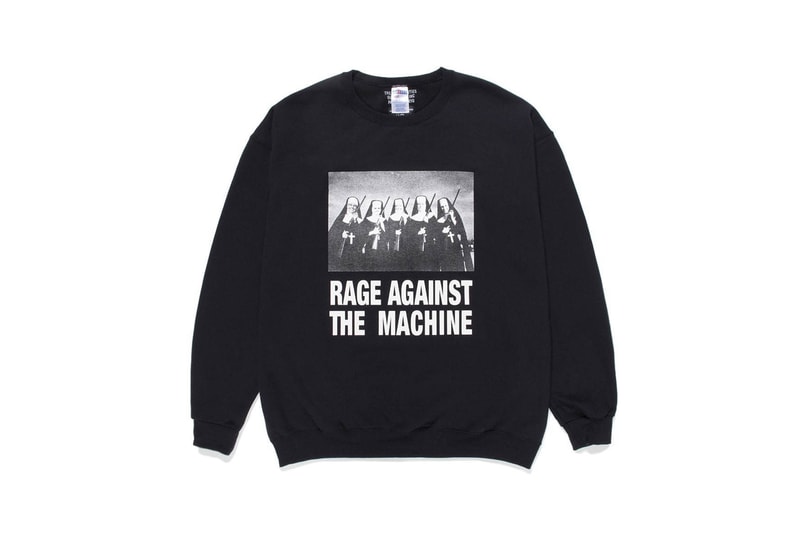 wacko maria rage against the machine ratm collection t shirt crewneck zack de la rocha tom morello tim commorford brad wilk che guevara release date info photos price spring summer 2020 ss20