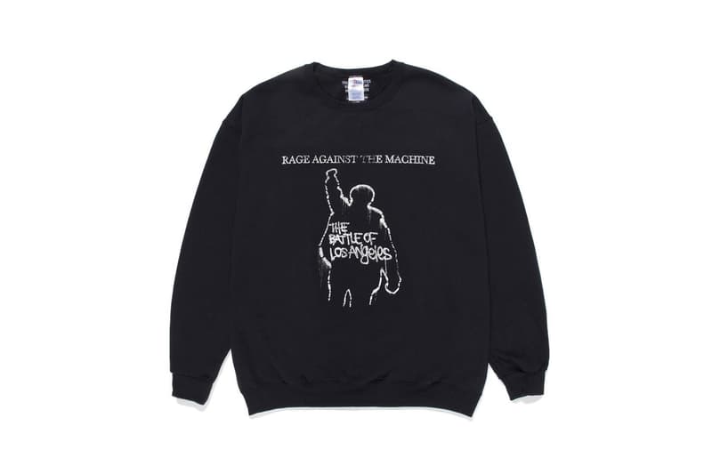 wacko maria rage against the machine ratm collection t shirt crewneck zack de la rocha tom morello tim commorford brad wilk che guevara release date info photos price spring summer 2020 ss20