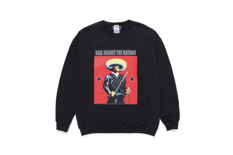 wacko maria rage against the machine ratm collection t shirt crewneck zack de la rocha tom morello tim commorford brad wilk che guevara release date info photos price spring summer 2020 ss20