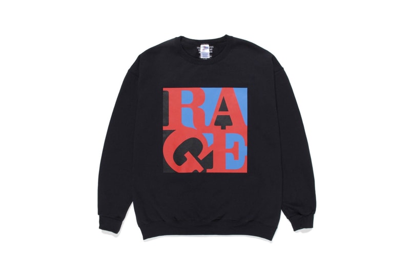 wacko maria rage against the machine ratm collection t shirt crewneck zack de la rocha tom morello tim commorford brad wilk che guevara release date info photos price spring summer 2020 ss20