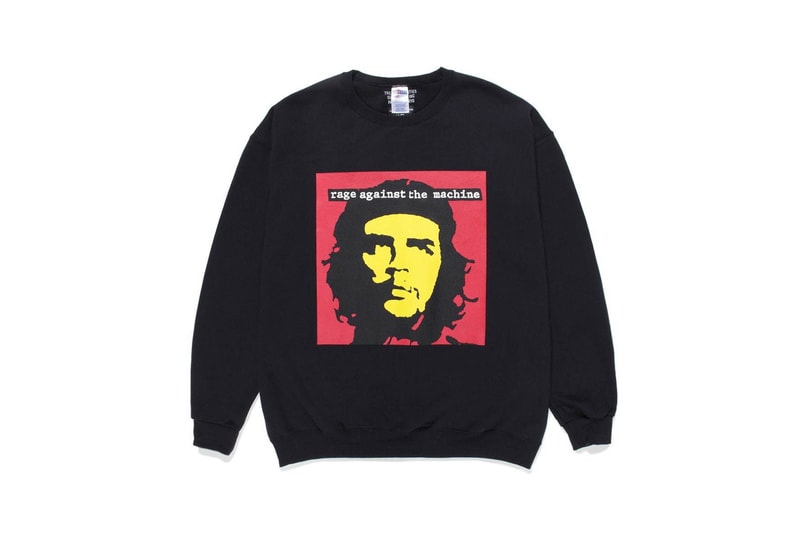 wacko maria rage against the machine ratm collection t shirt crewneck zack de la rocha tom morello tim commorford brad wilk che guevara release date info photos price spring summer 2020 ss20