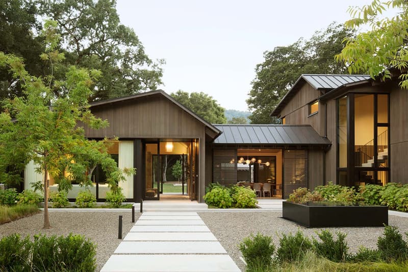 walker warner architects oak woodland house california open space preserve house homes architecture nature