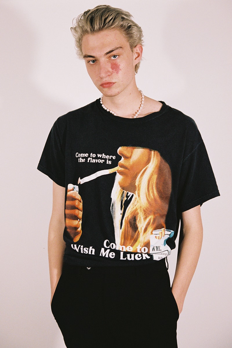 WISH ME LUCK COLLECTION 02 Release mask t-shirt thong lighter beanie crop top