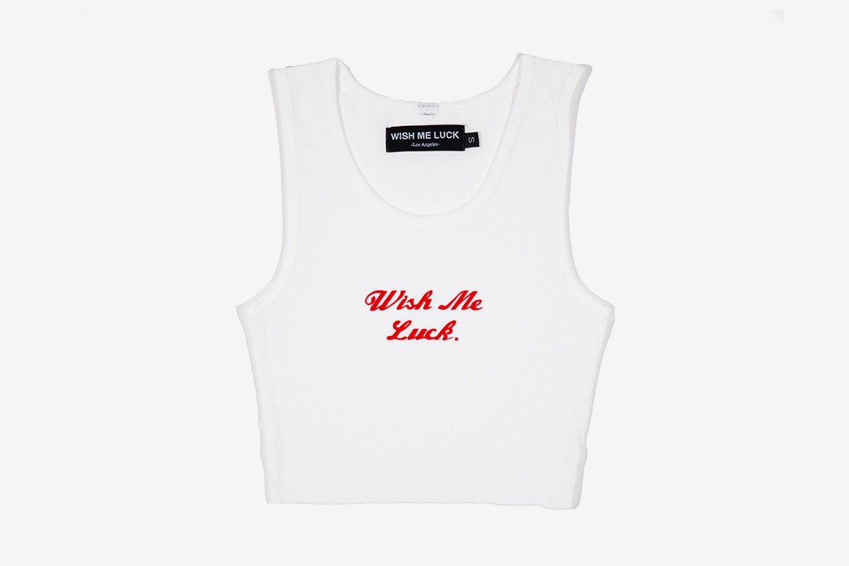 WISH ME LUCK COLLECTION 02 Release mask t-shirt thong lighter beanie crop top