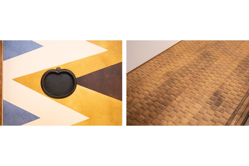 Take a Look Inside WMV Visvim's Tokyo Flagship interior storefront kelsi nakamura womens line womenswear arai-dashi ganpishi paper Echizen washi Katazurizome dyeing takehogaki fences zen buddhism design