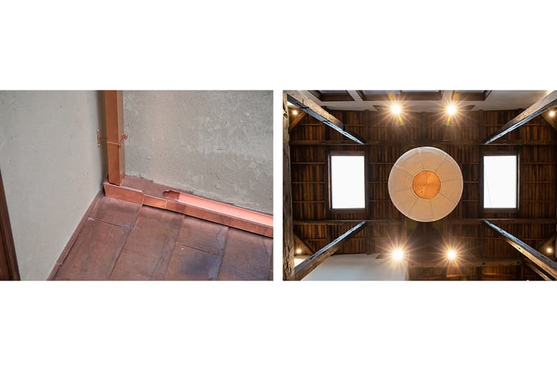 Take a Look Inside WMV Visvim's Tokyo Flagship interior storefront kelsi nakamura womens line womenswear arai-dashi ganpishi paper Echizen washi Katazurizome dyeing takehogaki fences zen buddhism design