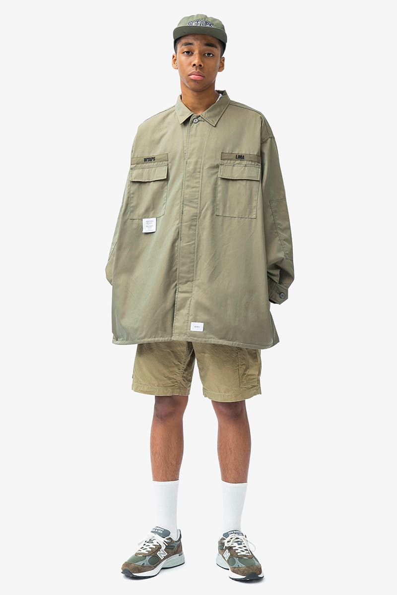 WTAPS Spring Summer 2020 Lookbook menswear streetwear collection jackets coats t shirts sweaters hoodies shorts pants military inspired tetsu nishiyama tokyo styles looks