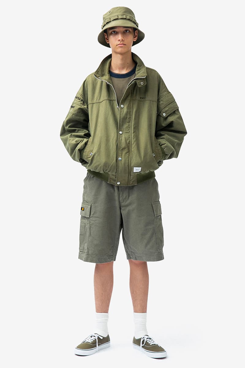 WTAPS Spring Summer 2020 Lookbook menswear streetwear collection jackets coats t shirts sweaters hoodies shorts pants military inspired tetsu nishiyama tokyo styles looks