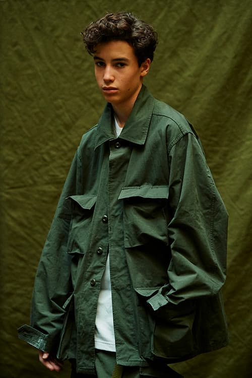 WTAPS Spring Summer 2020 MILL UNIFORMS Lookbook menswear streetwear japanese military testu nishiyama diffusion line field jackets shirts cargo pants bdu bermuda olive