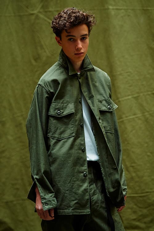 WTAPS Spring Summer 2020 MILL UNIFORMS Lookbook menswear streetwear japanese military testu nishiyama diffusion line field jackets shirts cargo pants bdu bermuda olive