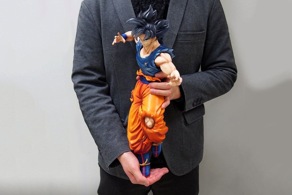 X Plus Gigantic Ultra Instinct Goku Figure Hypebeast