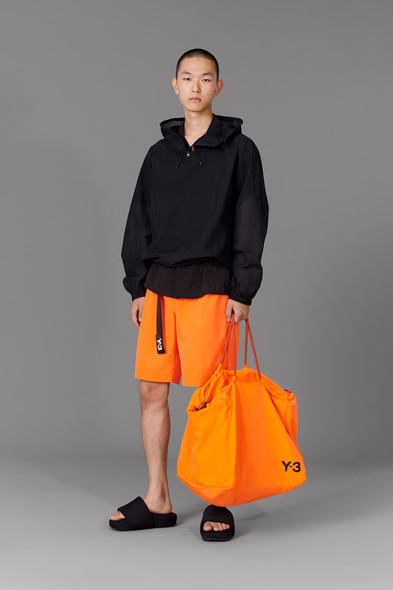 adidas Y-3 Spring/Summer 2020 Collection Drop Four "Swim" Yohji Yamamoto Release Information Beachwear Mens Womens Slides Bikini Trunks Towels Bags T-Shirt Sandal