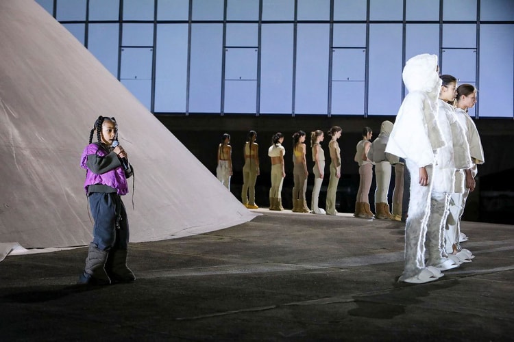 North West Takes the Mic at YEEZY Season 8 Presentation