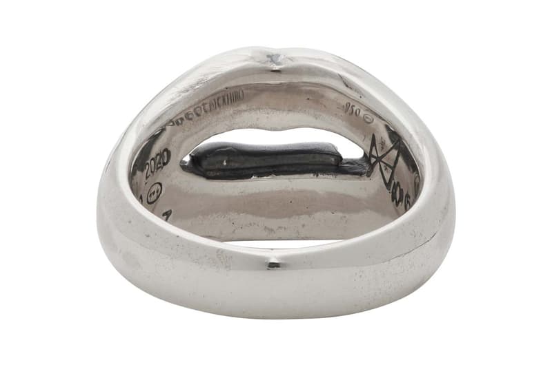 yohji yamamoto silver vampire fang ring vampire blood ring medusa ring 950 sterling silver ss20