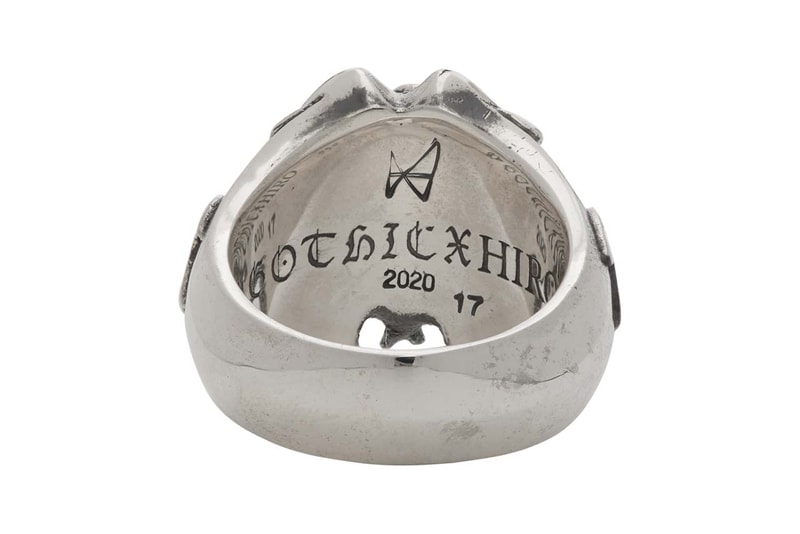 yohji yamamoto silver vampire fang ring vampire blood ring medusa ring 950 sterling silver ss20 