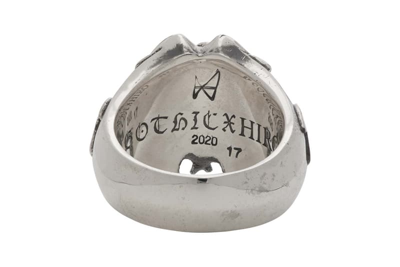 yohji yamamoto silver vampire fang ring vampire blood ring medusa ring 950 sterling silver ss20