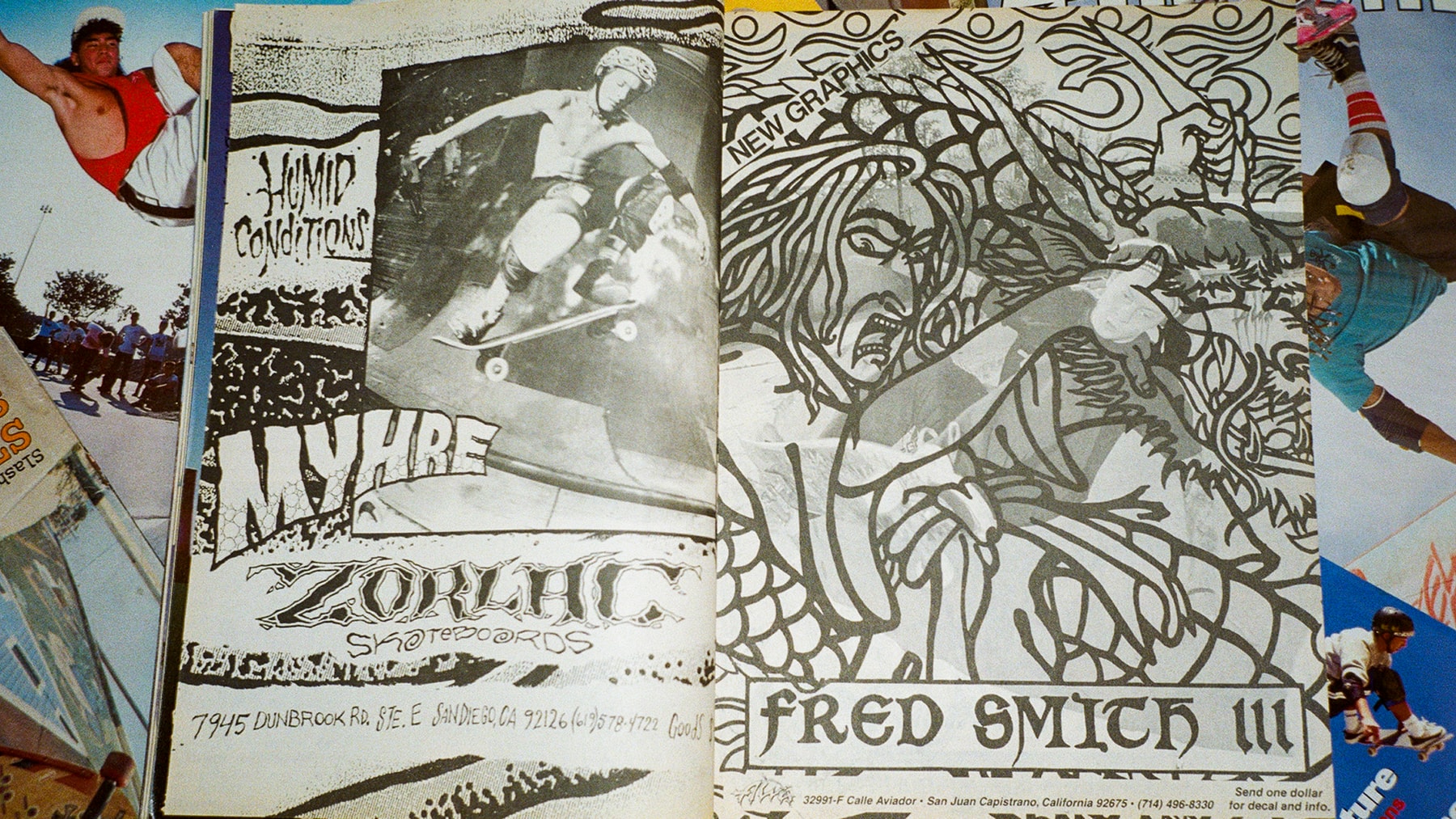 Look Back Library Thrasher Magazine Poweredge World's Collection Skateboarding Tony Hawk Kevin Marks skating vintage san diego california