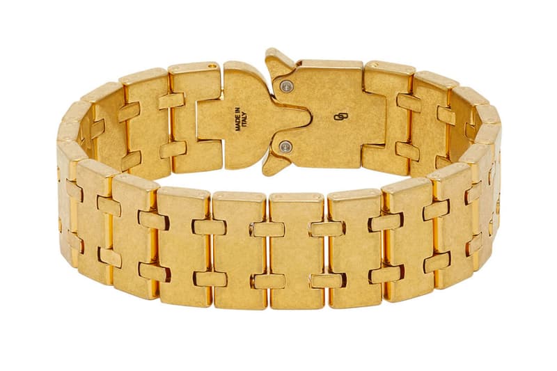 1017 ALYX 9SM Gold Royal Oak Bracelet Release Info Buy Price