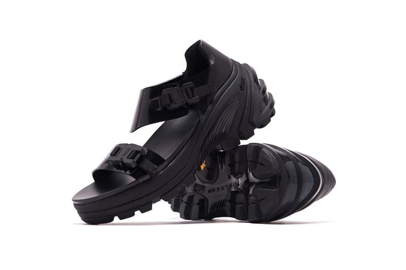 1017 ALYX 9SM studio vibram sandals all black release ss20