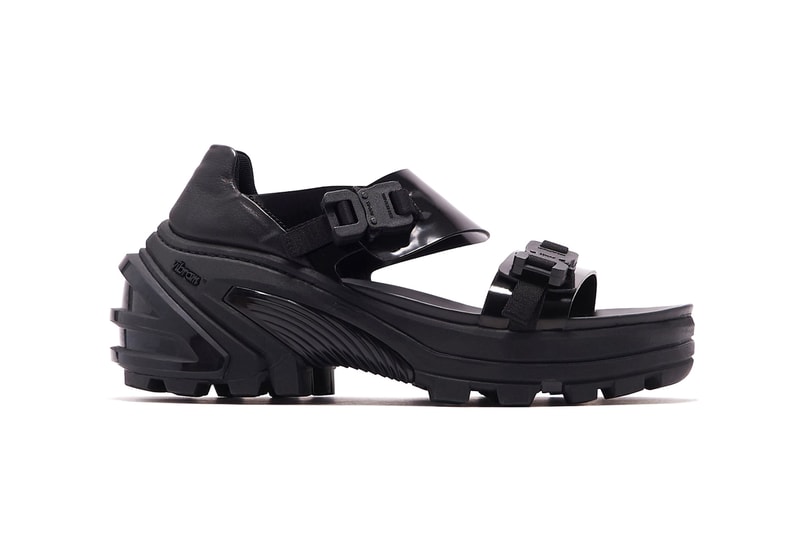 1017 ALYX 9SM studio vibram sandals all black release ss20 