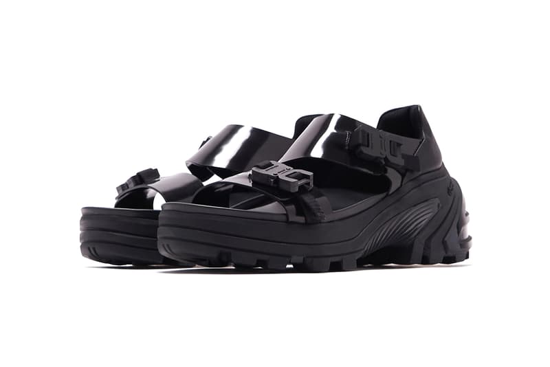 1017 ALYX 9SM studio vibram sandals all black release ss20 