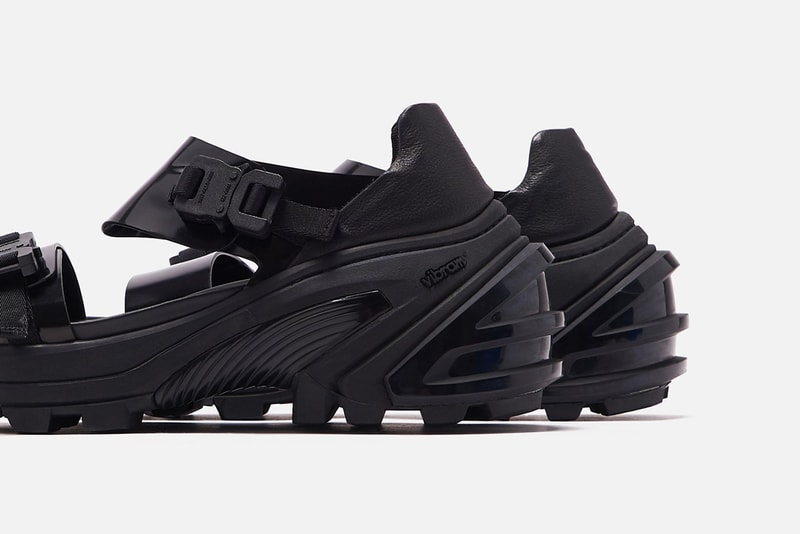 1017 ALYX 9SM studio vibram sandals all black release ss20 