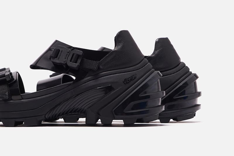 1017 ALYX 9SM studio vibram sandals all black release ss20