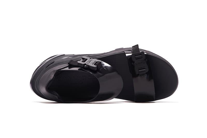 1017 ALYX 9SM studio vibram sandals all black release ss20