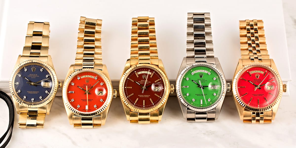 Rolex Stella Dial Collection 