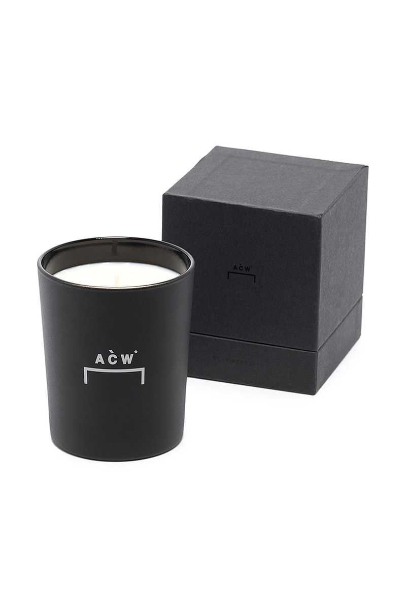 A-COLD-WALL* Scentless Candle Samuel Ross Work From Home WFH Homeware Goods Scents Smells Browns Decor Accessories Release Information "FIBERGLASS"