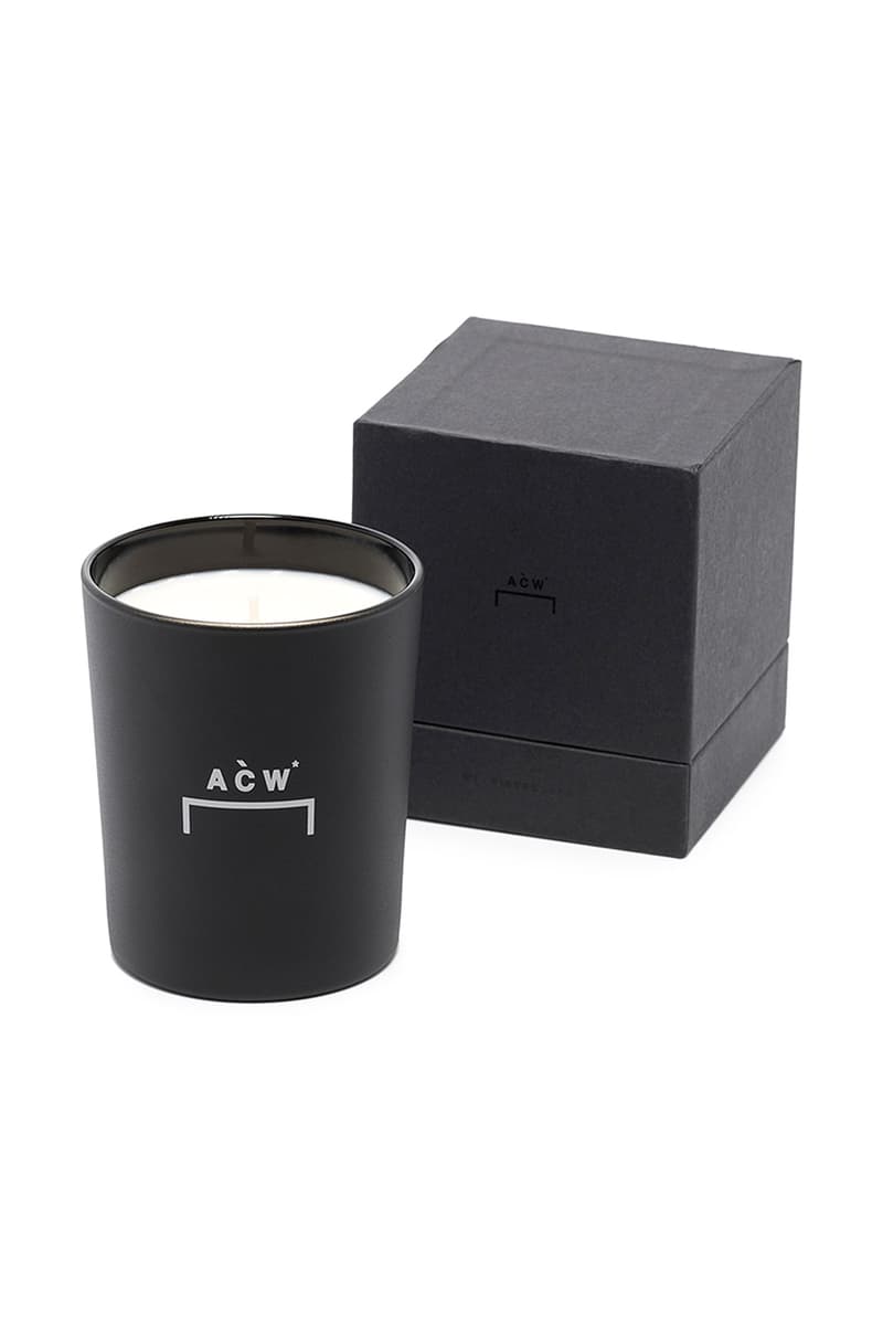 A-COLD-WALL* Scentless Candle Samuel Ross Work From Home WFH Homeware Goods Scents Smells Browns Decor Accessories Release Information "FIBERGLASS"