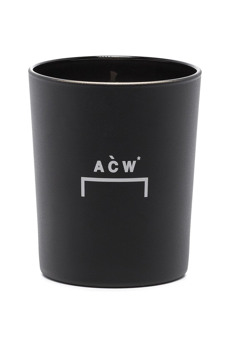 A-COLD-WALL* Scentless Candle Samuel Ross Work From Home WFH Homeware Goods Scents Smells Browns Decor Accessories Release Information "FIBERGLASS"