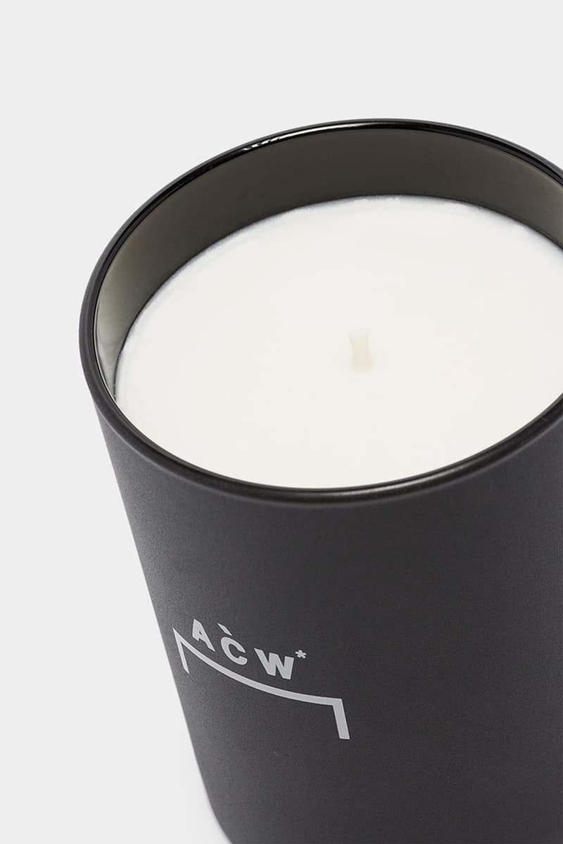 A-COLD-WALL* Scentless Candle Samuel Ross Work From Home WFH Homeware Goods Scents Smells Browns Decor Accessories Release Information "FIBERGLASS"