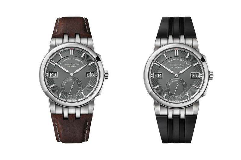A Lange Söhne White Gold Odysseus watches timepiece luxury germany accessories leather rubber strap