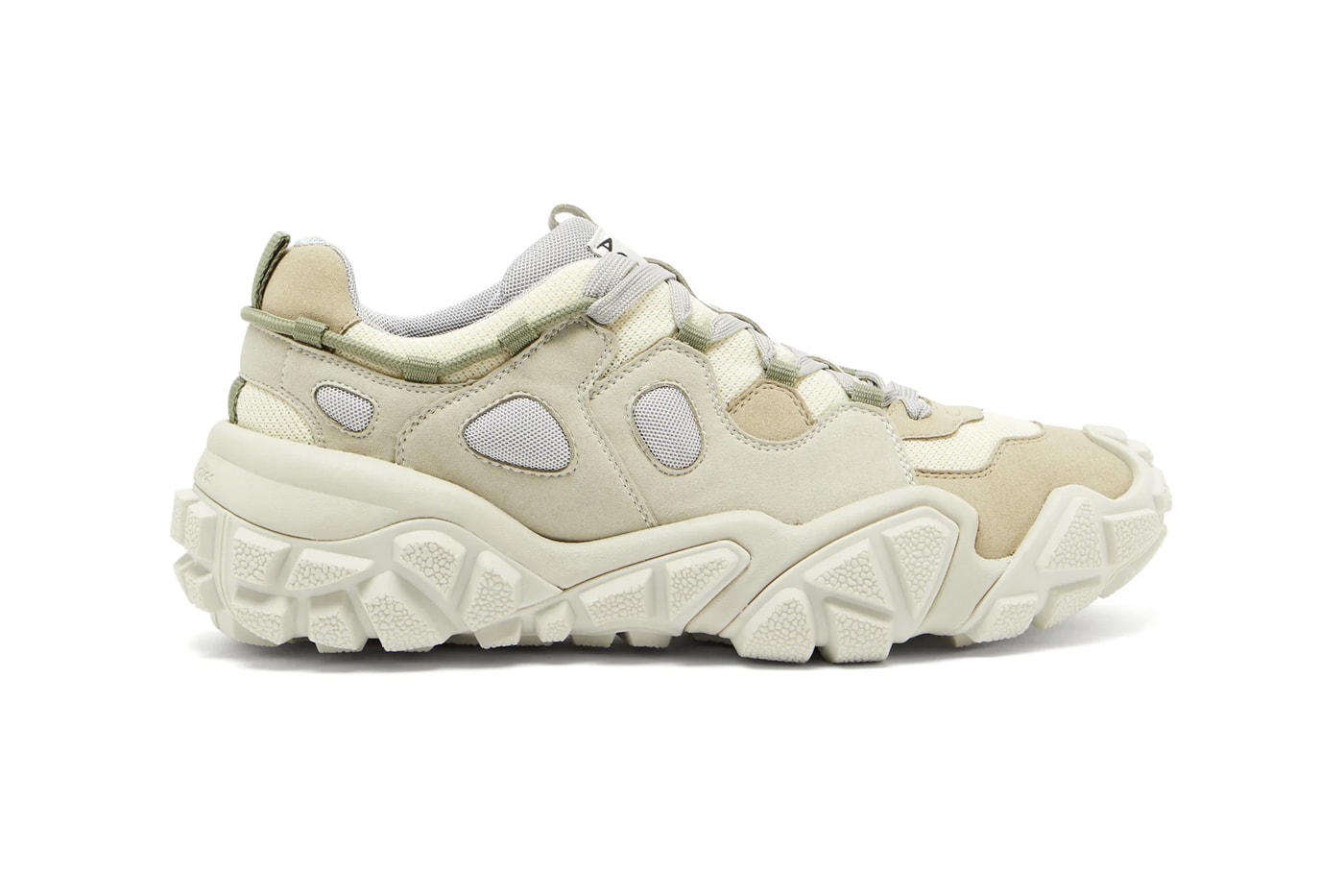 Acne Studios Chunky-Sole Suede & Mesh Low Top Trainers sneakers silhouette matchesfashion release info price drop details 