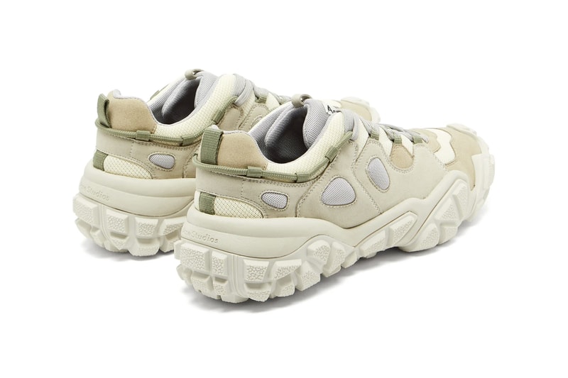 Acne Studios Chunky-Sole Suede & Mesh Low Top Trainers sneakers silhouette matchesfashion release info price drop details 