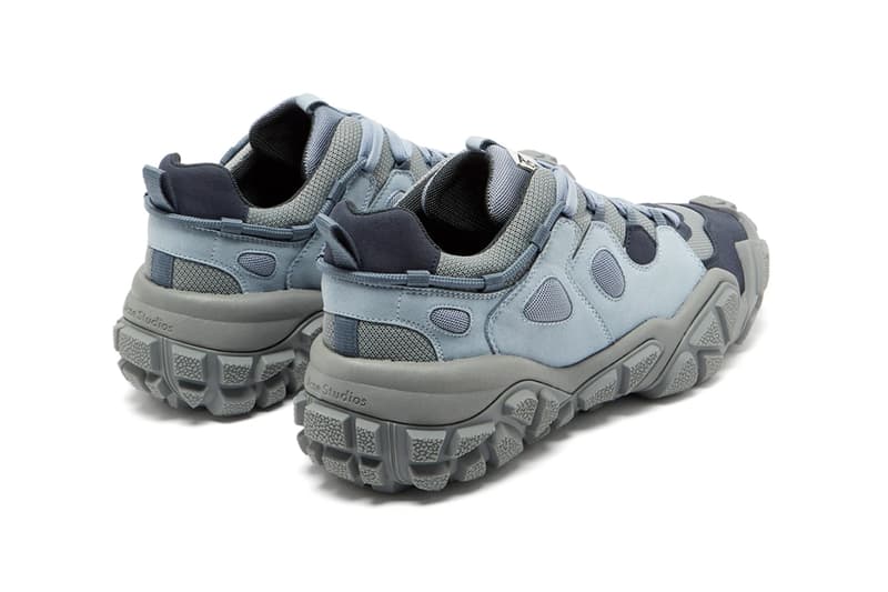 Acne Studios Chunky-Sole Suede & Mesh Low Top Trainers sneakers silhouette matchesfashion release info price drop details