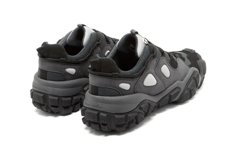 Acne Studios Chunky-Sole Suede & Mesh Low Top Trainers sneakers silhouette matchesfashion release info price drop details