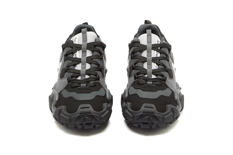 Acne Studios Chunky-Sole Suede & Mesh Low Top Trainers sneakers silhouette matchesfashion release info price drop details 