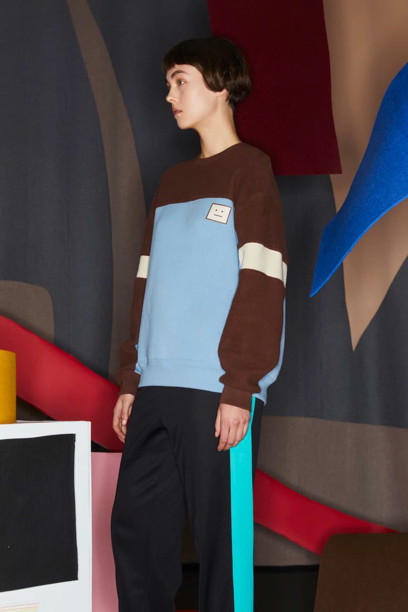 Acne Studios FW20 fall winter 2020 Face Collection Lookbook swedish menswear womenswear imprint basics knits jersey fleece face patch 